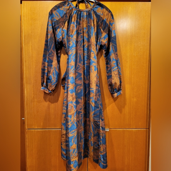 Eudon Choi Tie Waisted Printed Midi - Picture 7 of 9